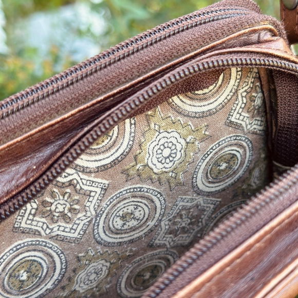 Vintage Crossbody Purse and Organizer - brown Leather - Picture 9 of 9